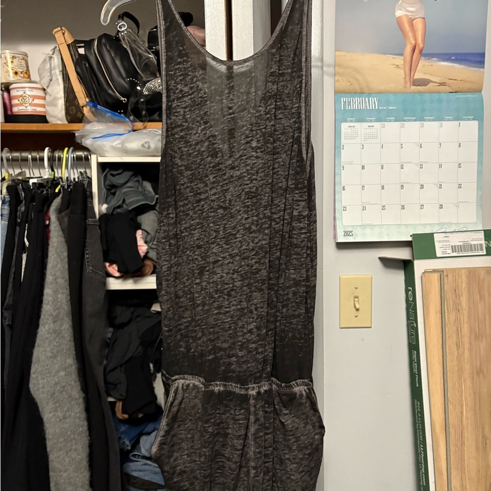 Stylish Gray Jumpsuit - Picture 1 of 4